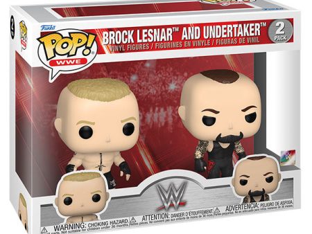 FUNKO POPS WWE Brock Lesnar and Undertaker 2 Pack Online Hot Sale