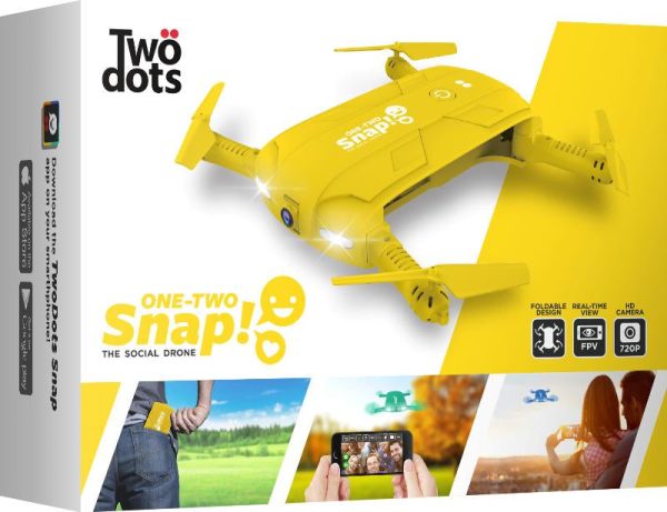 TWO DOTS Snap The Social Drone Giallo Online Sale