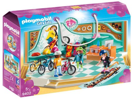 PLAYMOBIL Negozio di Skate e Biciclette on Sale