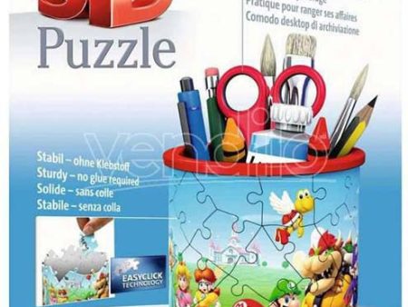 Puzzle 3D 54pz Portapenne Super Mario Supply