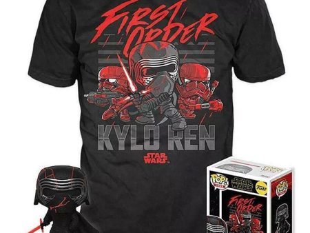 FUNKO TEE+POP Star Wars First Order Kylo Ren L Supply