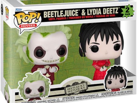 FUNKO POPS Beetlejuice 2 Beetlejuice & Lydia Deetz 2 Pack Discount