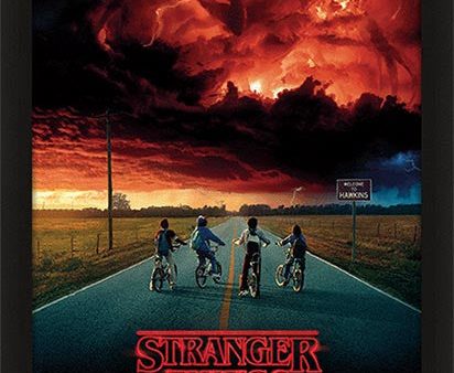 Quadro 3D Stranger Things Mind Flay Online now