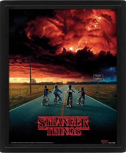 Quadro 3D Stranger Things Mind Flay Online now