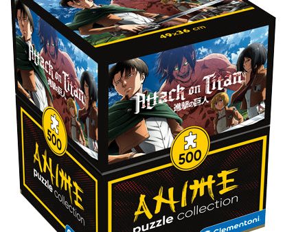 Puzzle 500pz Attack on Titans 02 Box Cube Sale