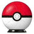 Puzzle 3D 54pz Pokemon Poke Ball Rossa Fashion