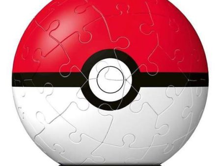 Puzzle 3D 54pz Pokemon Poke Ball Rossa Fashion