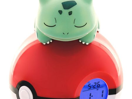 Radiosveglia Lampada Pokemon Bulbasaur Sleeping w Poke Ball Online Sale