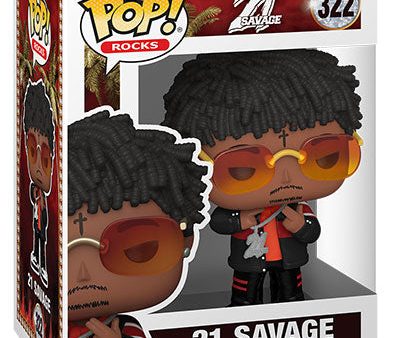 FUNKO POP Rocks 21 Savage 322 Fashion