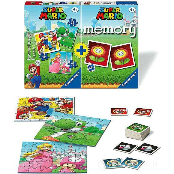 Puzzle (3 Puzzle) Super Mario + Memory For Sale