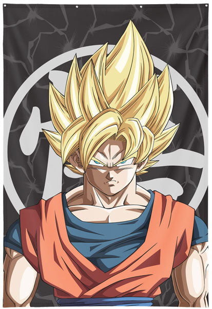 Wall Decor Dragon Ball Z Goku Super Saiyan 125x85cm Cheap