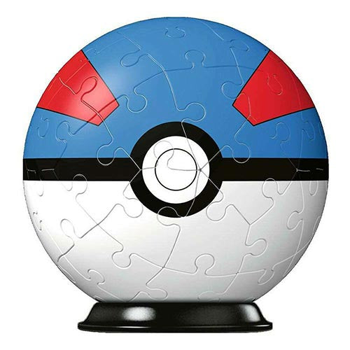 Puzzle 3D 54pz Pokemon Poke Ball Blu Supply