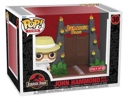 FUNKO POPS Town Jurassic Park John Hammond w Gates 30 Online now