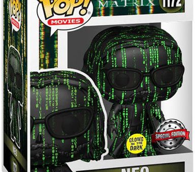 FUNKO POPS The Matrix 4 Neo Coded GLOW 1172 Fashion