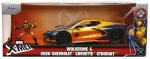 JADA X-Men Wolverine Chevy Corvette Die-Cast Scala 1:24 For Discount