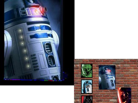 Quadro Luminoso Star Wars - R2-D2 For Discount