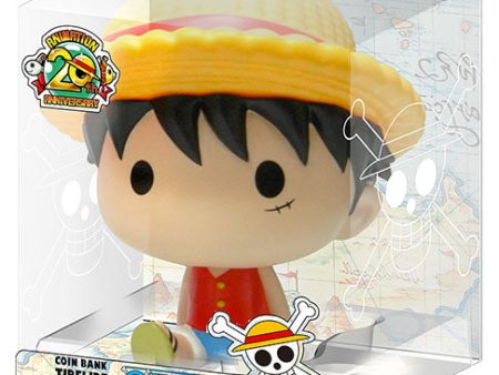 PLASTOY Salvadanaio Chibi One Piece Monkey D.Luffy Hot on Sale