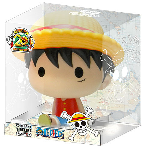 PLASTOY Salvadanaio Chibi One Piece Monkey D.Luffy Hot on Sale