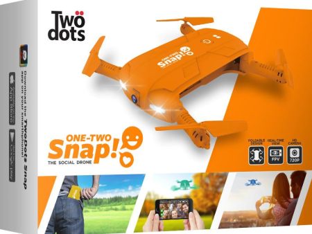 TWO DOTS Snap The Social Drone Arancione Cheap