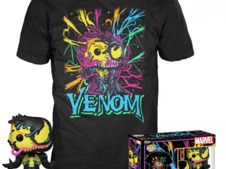 FUNKO TEE+POP Venom Eddie Brock Blacklight XL Online