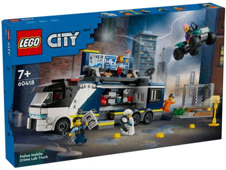 60418 City Police Camion Laboratorio Mobile della Polizia Online Hot Sale