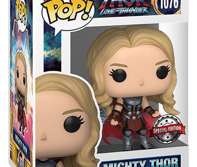 FUNKO POPS Thor Love and Thunder Mighty Thor 1076 For Sale