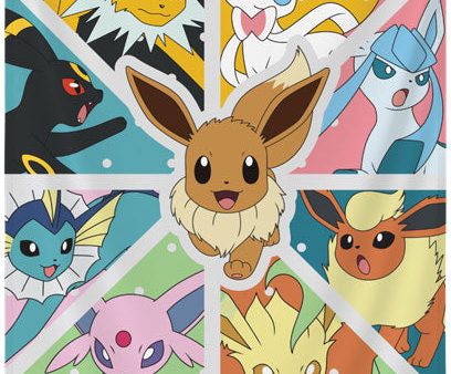 Wall Decor Pokemon Eevee Transformation 125x85cm For Discount