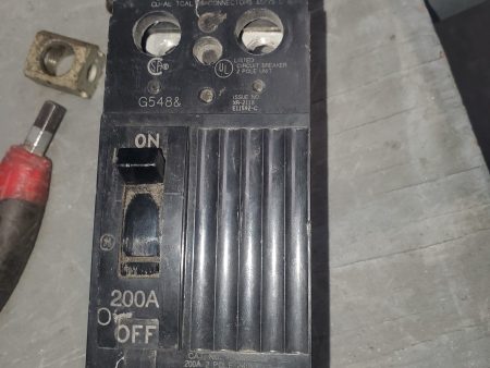 TQD2200 2 POLE 200 AMP BREAKER USED on Sale