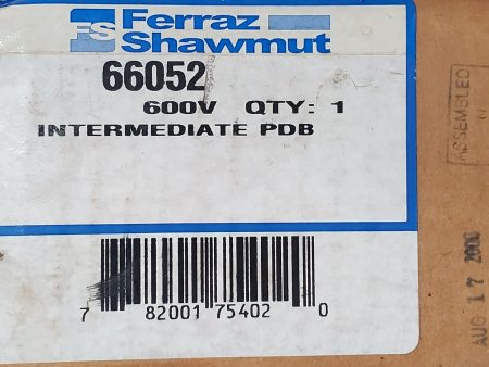 Power Distribution Block, 2 Poles Ferraz Shawmut 66052 600v Cheap