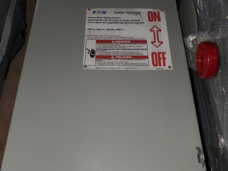 Eaton DH363FRK Safety Disconnect Switch 100A 3P 600V 3R Outdoor Enclosure Used Online Hot Sale