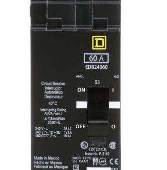 Square-D SQD EDB24060 Circuit Breaker Supply