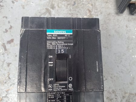 Siemens BQD315 Circuit Breaker USED Online now