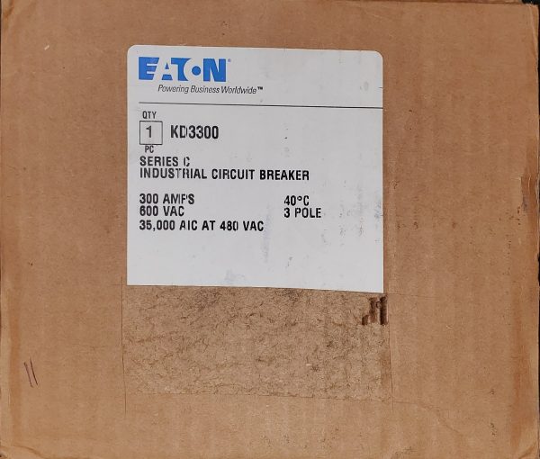 Eaton CUTLER HAMMER KD3300 3 POLE BREAKER NEW CIB For Discount