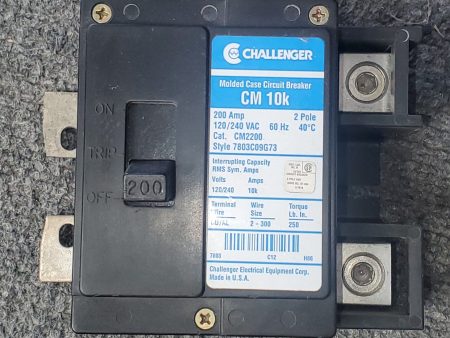 Challenger 200 Amp 240v 2 Pole CM2200 Breaker CM220 Sale